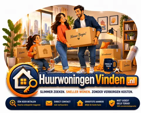 3 kamer appartement huren via HuurwoningenVinden.nl